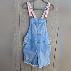 Target Brand Shortalls With Rainbow Straps 🌈
